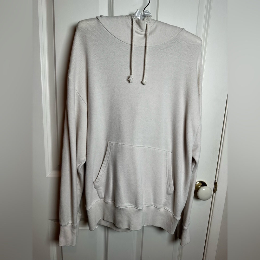 Vince Cream Hoodie Sweatshirt